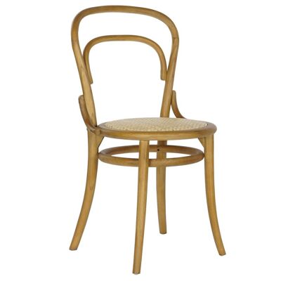 ELM RATAN CHAIR 44X45X84.5 BROWN MB207621