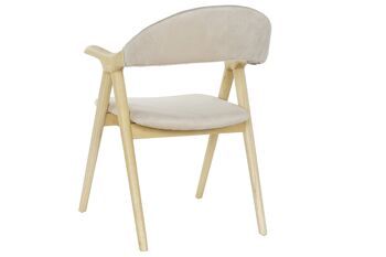 CHAISE POLYESTER ORME 56X54X81 NATUREL MB207624 3