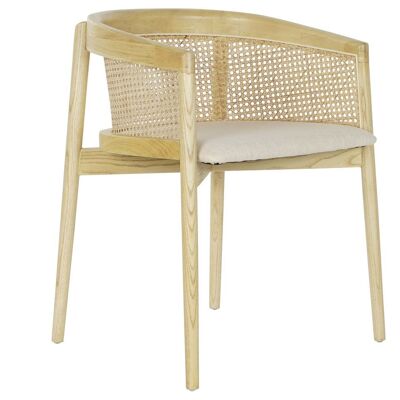 SEDIA OLMO RATAN 64X53X76 NATURALE GRIGLIA NATURALE MB207628