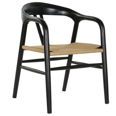 ELM FIBER CHAIR 57X53X78 BLACK MB207631