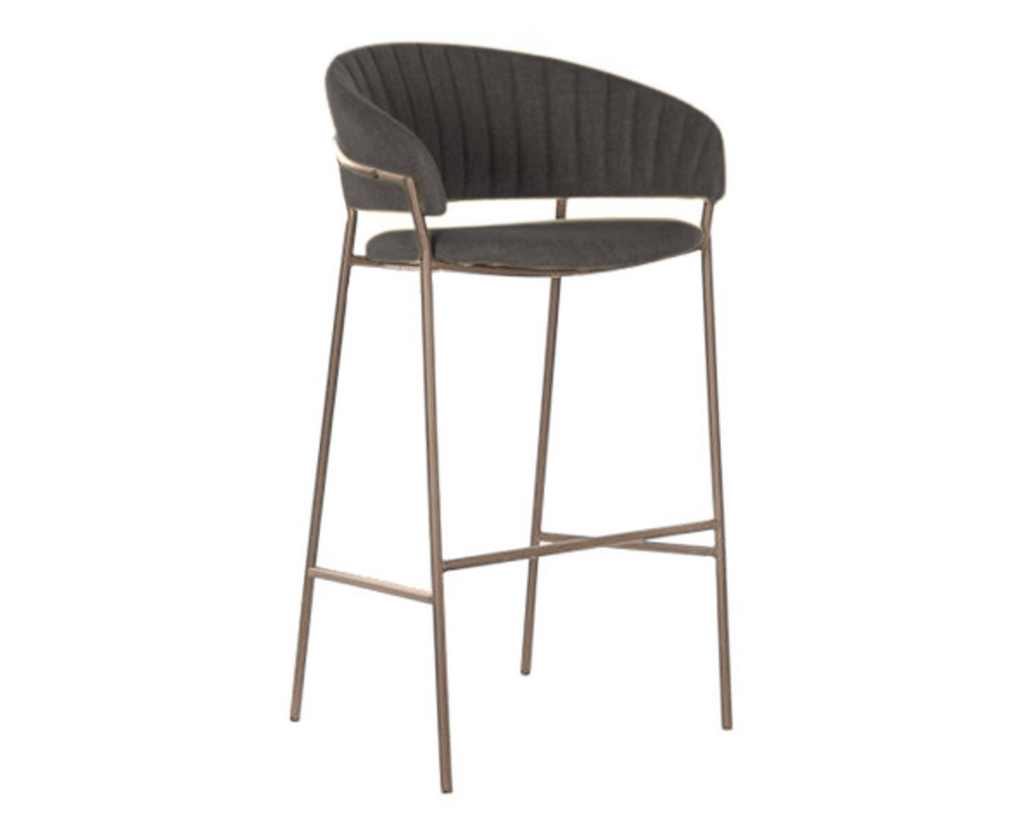 SGABELLO METALLO POLIESTERE 58X47X110 VELLUTO MB207816