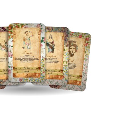 Tarot-Deck – Göttinnen-Machtkarten – Major Arcana – Heiliges weibliches Orakel