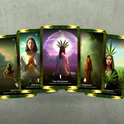 The High Priestess - Cannabis Oracle - Major Arcana