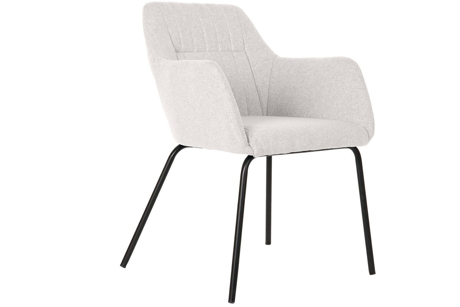 SEDIA METALLO POLIESTERE 59,5X60,5X78 BEIGE MB207898