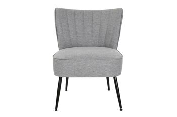 FAUTEUIL METAL POLYESTER 55X64X72,5 GRIS MB207902 5