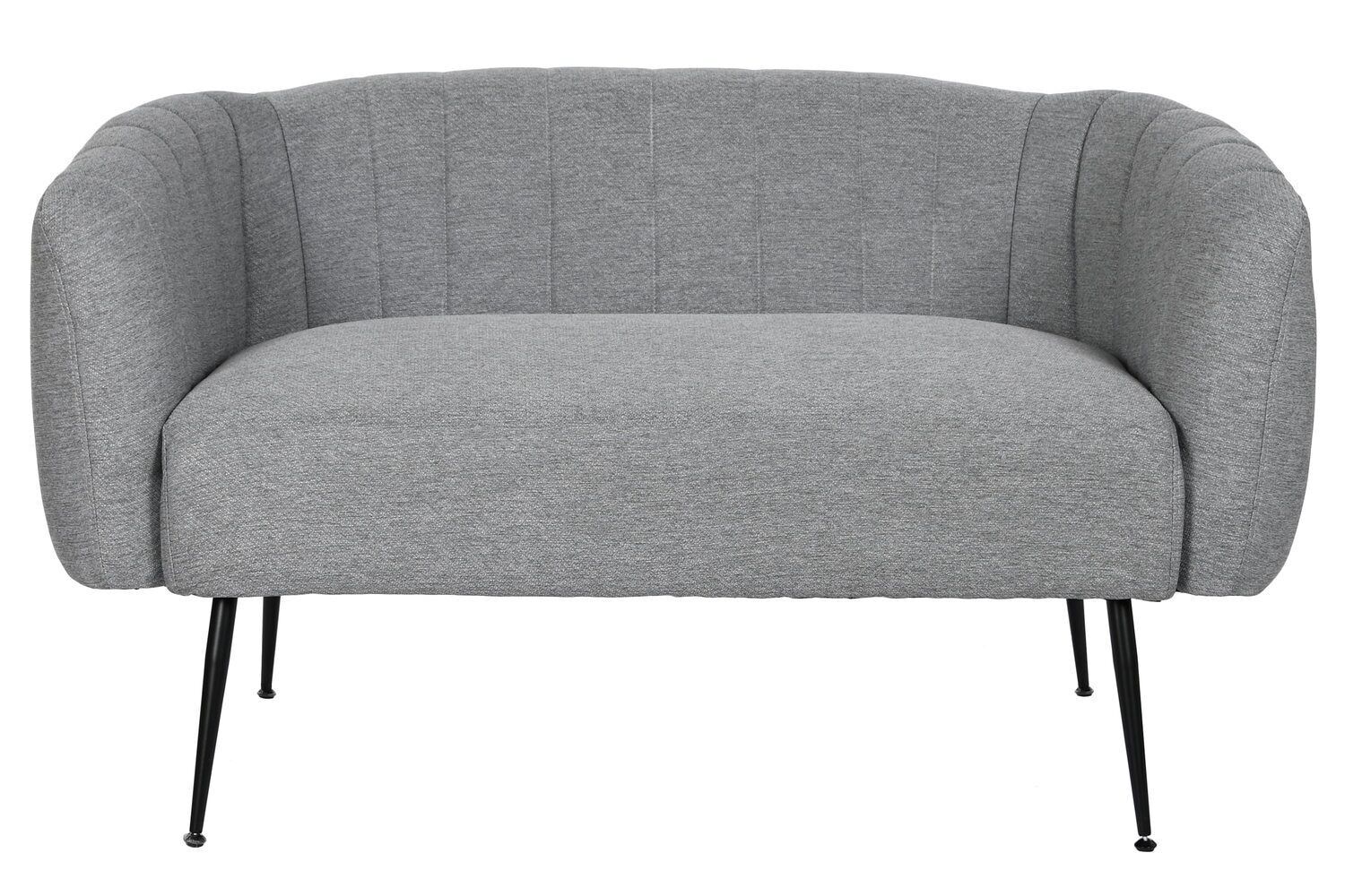 DIVANO POLIESTERE METAL 129X75X73 GRIGIO MB207905