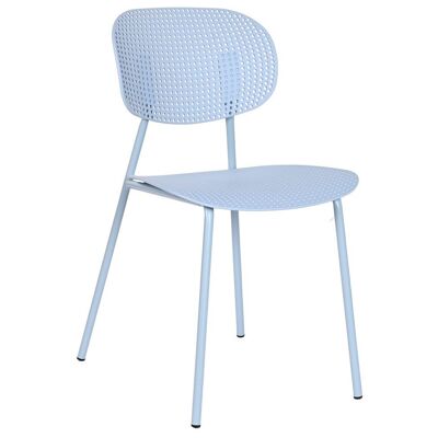 PP METAL CHAIR 51.5X46X79 SKY BLUE MB208100