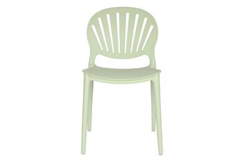 CHAISE PP 44,5X55,5X81 VERT TRAITEMENT UV MB208102 5