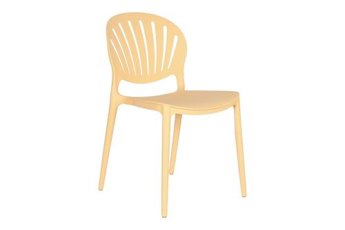 SILLA PP 44,5X55,5X81 TRATAMIENTO UV AMARILLO MB208103