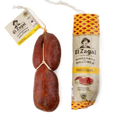 Pieza de aprox. 400g El Zagal Sobrasada De Mallorca Tradicional Semi-Rizada