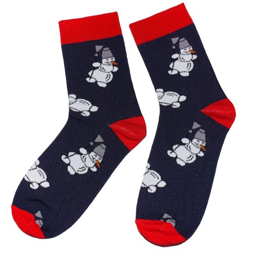 Socks for Women >>Snowman<<