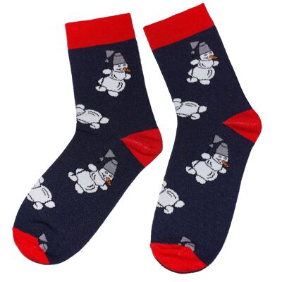 Socks for Women >>Snowman<<