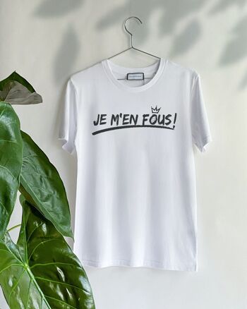 "Je m'en fous !" T-SHIRT unisexe imprimé 3