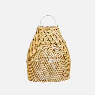 Ayana Paralume in Rattan Croce Naturale - S