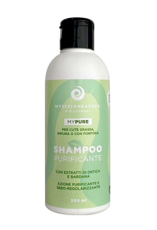 Shampoo purificante per cute grassa, impura o con forfora MY PURE-100 ml