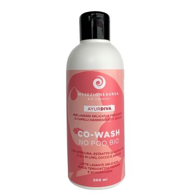 COWASH no poo Bio pour lavages fréquents ou cheveux abîmés et secs AYURDIVA-100 ml