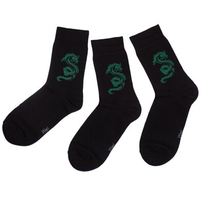 Socks pack of 3 for Men >>Dragon<<