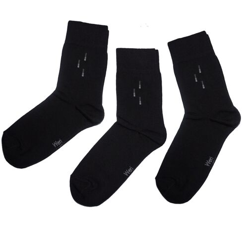 Socks pack of 3 for Men >>Vertical Stripes<<