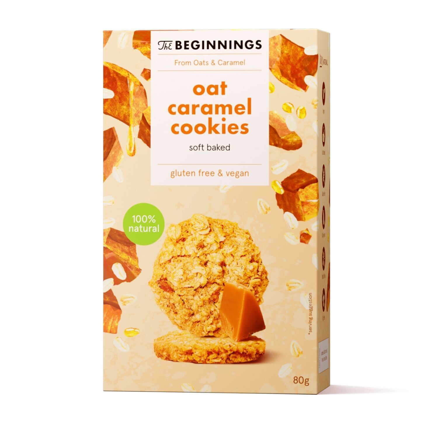 Caramel Oat Cookies 80 g