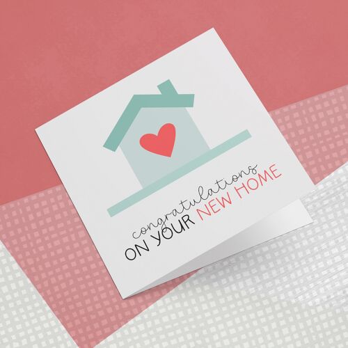 Greeting Card New Home Minimalist