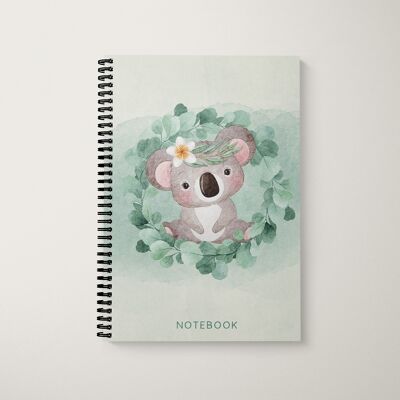 Blank Notebook A5 Koala Blush