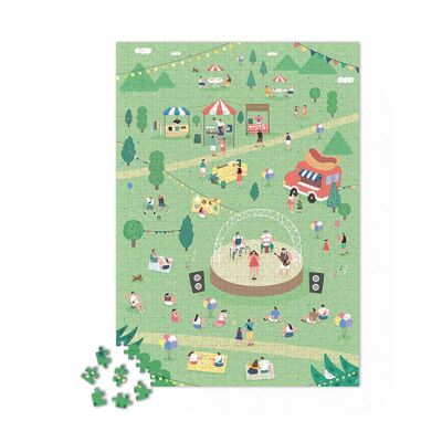 Puzzle de 500 piezas Un aire festivo