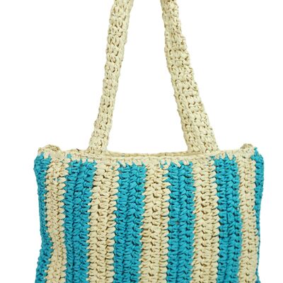 Sac porté épaule S0128 Bleu