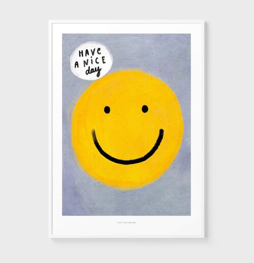 A3 Have a nice day | Illustration art print