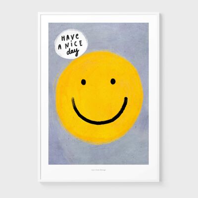 A4 Que tengas un buen día | Impresión de arte de ilustración.