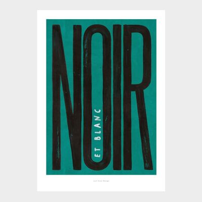 A5 Noir (grün) | Illustrationskunstdruck