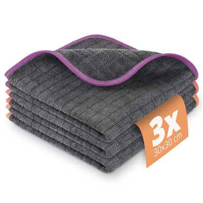 30x30cm microfiber cloths 380GSM (Lavendola brand)