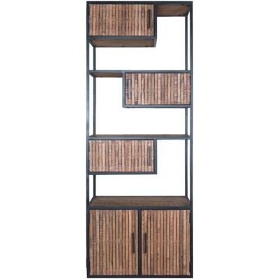 Kast Loek 210 x 80 cm – Bruin Mangoholz