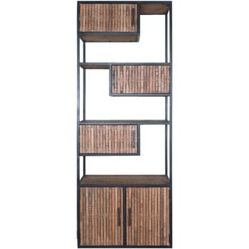 Kast Loek 210 x 80 cm – Bruin Mangohout 1