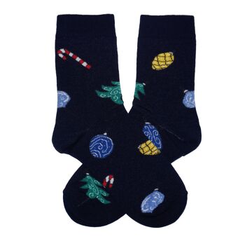 Chaussettes Femme >>Ornements Sapin<< 10