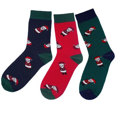 Socken für Damen >>Weihnachtsmann<<
