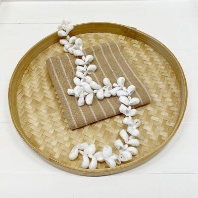 Guirlande Coquillages Blanc 60cm