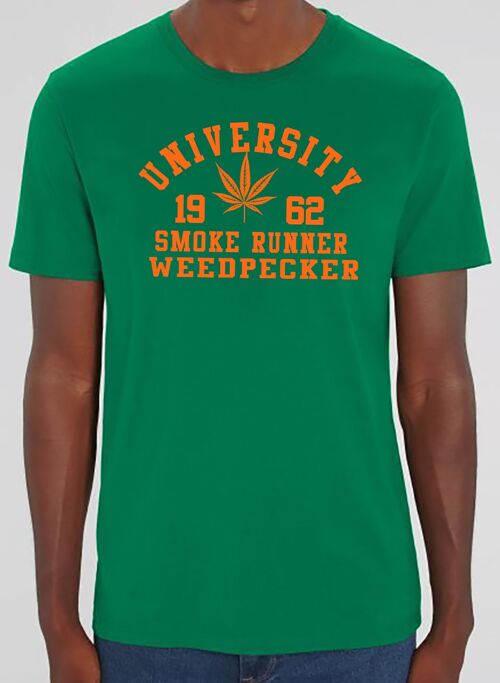 T smoke varsity green