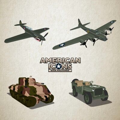 AMERICAN ICONS - KRIEGSMASCHINEN-PACK