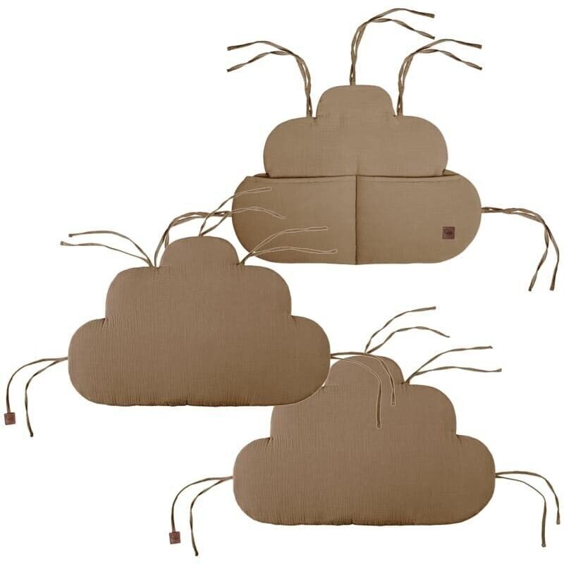Organisateur + 2 protecteurs pour le lit bébé CLOUD DARK OAK