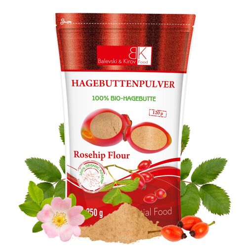 Hagebuttenpulver 120 Mikron Doy-Pack 250/500 g - Bio-Produkt