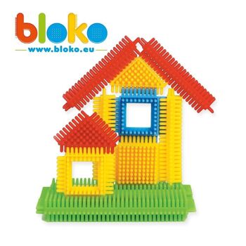 Tube 100 Bloko Multi couleurs et formes - Jeu de Construction - Dès 12 mois - 503503 5
