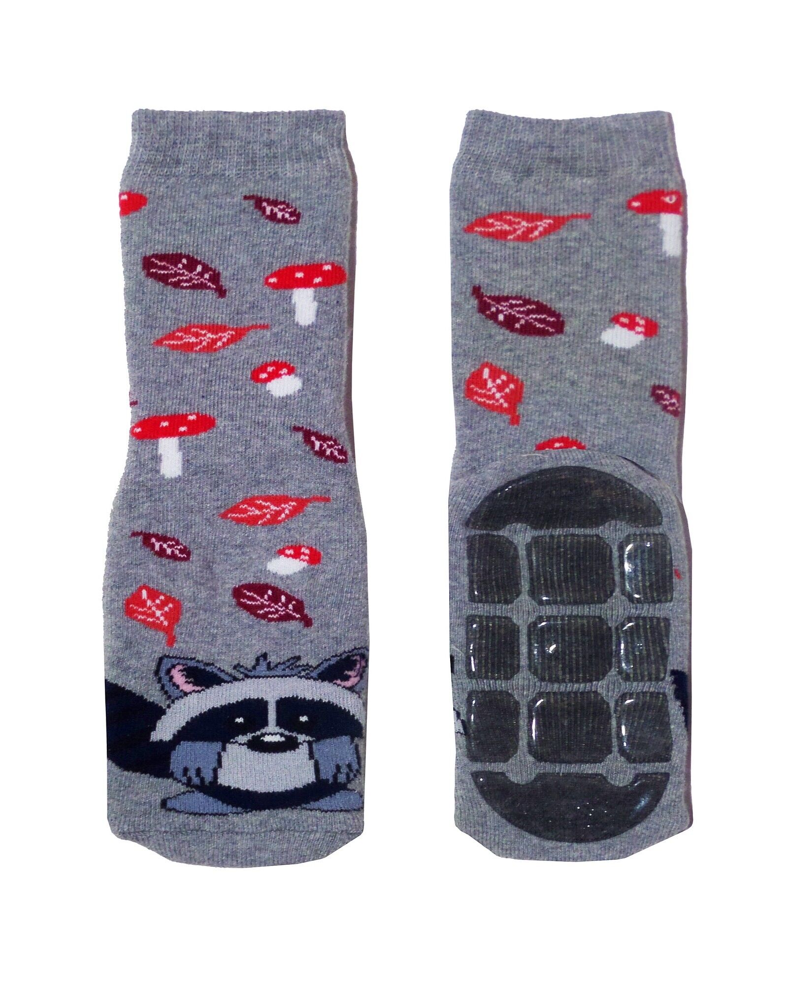 Chaussettes antidérapantes pour enfants >>Racoon<<