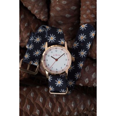 Children's watch for girls Millow Blossom with flowers Playful and elegant