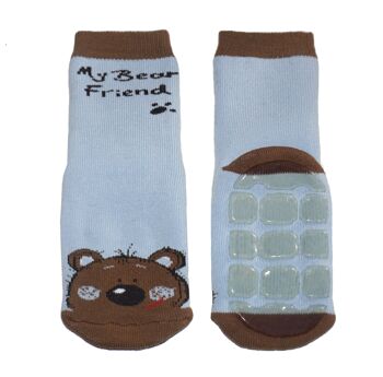 Chaussettes antidérapantes pour enfants >>My Bear Friend<< 25