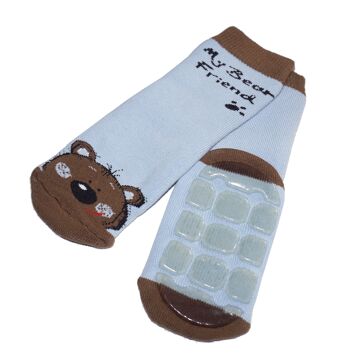 Chaussettes antidérapantes pour enfants >>My Bear Friend<< 26