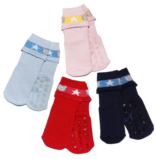 Non-slip socks for children >>Star Bear<<