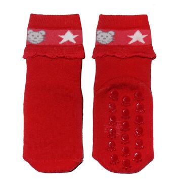 Chaussettes antidérapantes pour enfants >>Star Bear<< 15
