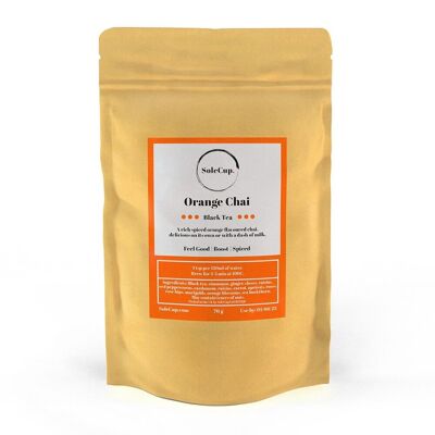 SoleCup Orange Chai Loose Tea - 70 g de té Chai