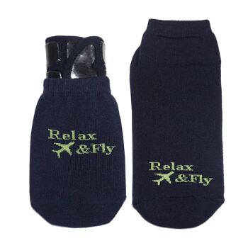 Chaussettes antidérapantes pour femmes >>Relax and Fly<< 1