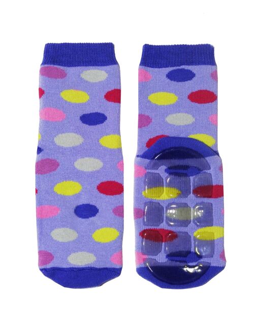 Non-slip socks for children >>Colorful Dots<<